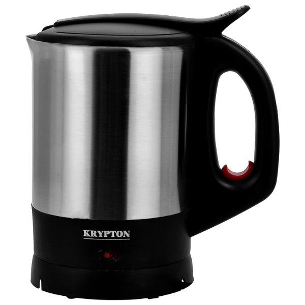 Krypton Stainless Steel Electric Kettle 1.7L, Silver and Black - KNK6326
