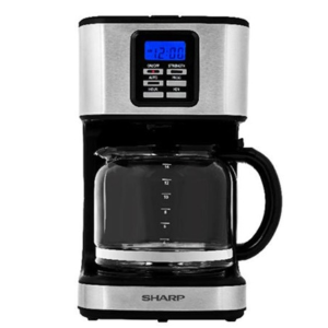 Sharp Coffee Maker with 1.8L Glass Carafe 950W, Black - HM-DX41-S3