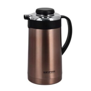 Krypton Stainless Steel Vacuum Flask 1.9L Jug Thermal Insulated Air Pot, Brown - KNVF6332