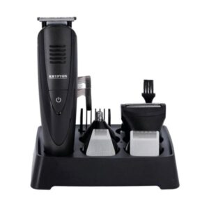 Krypton Rechargeable Hair and Beard Trimmer, Black - KNTR5290