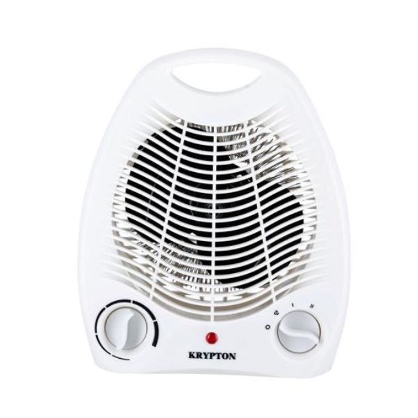 Krypton Fan Heater with 2 Heating Powers, White - KNFH6360