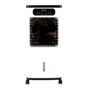 Krypton Digital Air Cooler LED Display and Remote Control, White and Black - KNAC6379