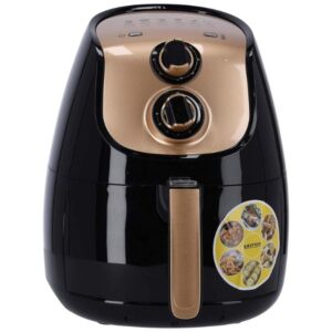 Krypton 3.5L Air Fryer with Rapid Air Circulation System, Black and Gold - KNAF6228