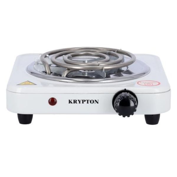 Krypton Single Burner Hot Plate for Flexible Precise Table Top Cooking, White - KNHP5309