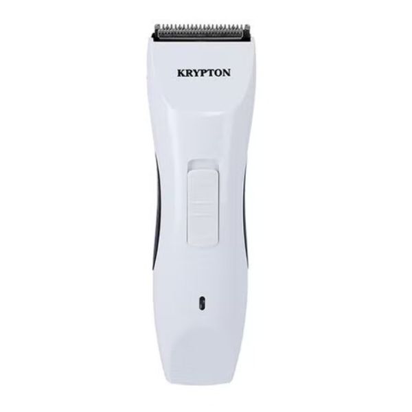 Krypton Rechargeable Hair and Beard Trimmer, White - KNTR5294