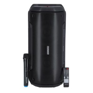 Krypton Portable And Rechargeable Professional Speaker, Black - KNMS5197