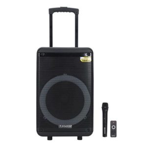 Krypton Portable and Rechargeable Professional Speaker, Black - KNMS6220