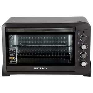 Krypton Electric Oven with Rotisserie & Convection, 2800W 100L Capacity, Black - KNO6356