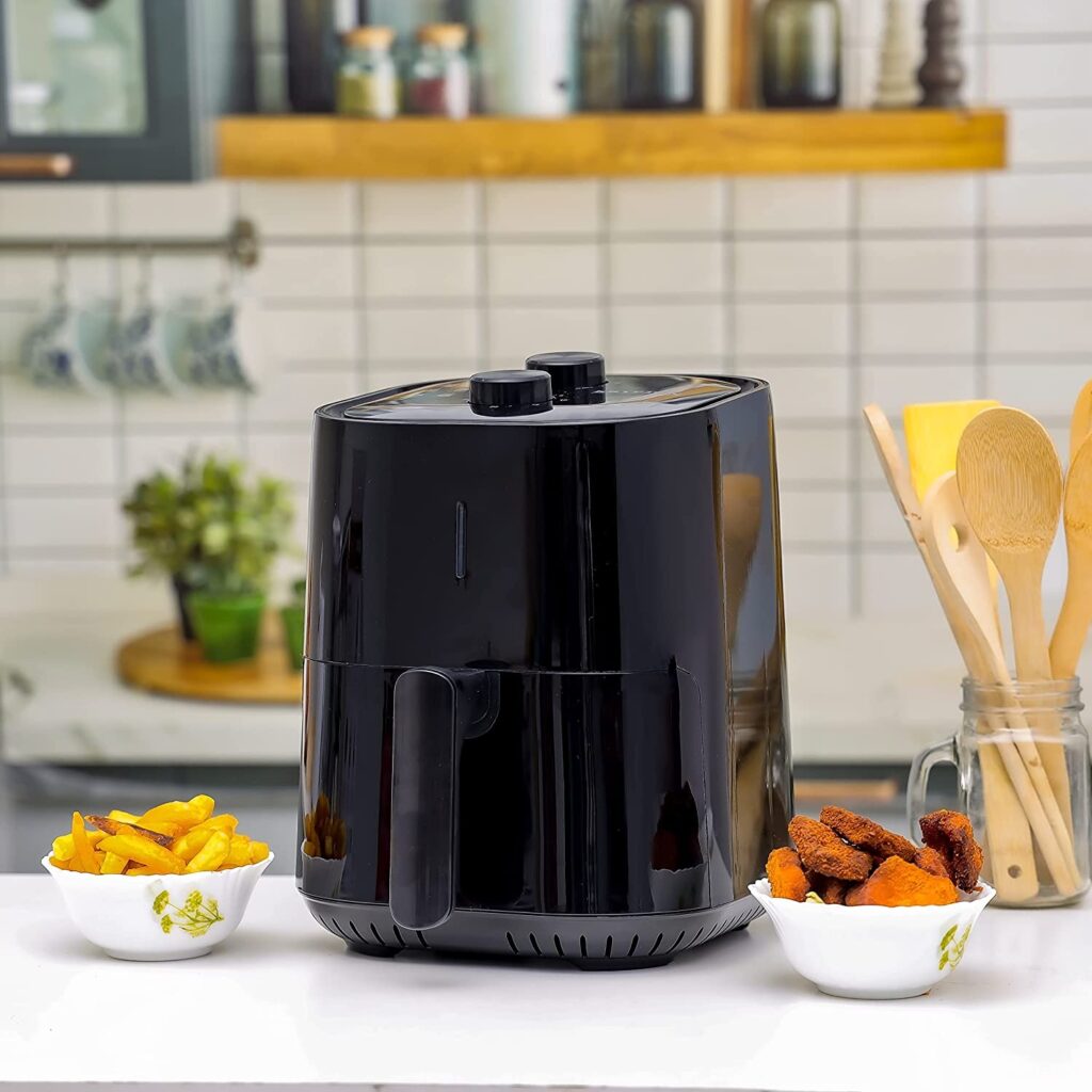 Krypton Air Fryer with 3L Capacity, Black KNAF6362 PLUGnPOINT The