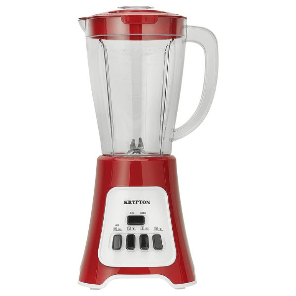 Krypton 3-in-1 Blender 6 Speed Selection 400W Motor, White and Red - KNB6291