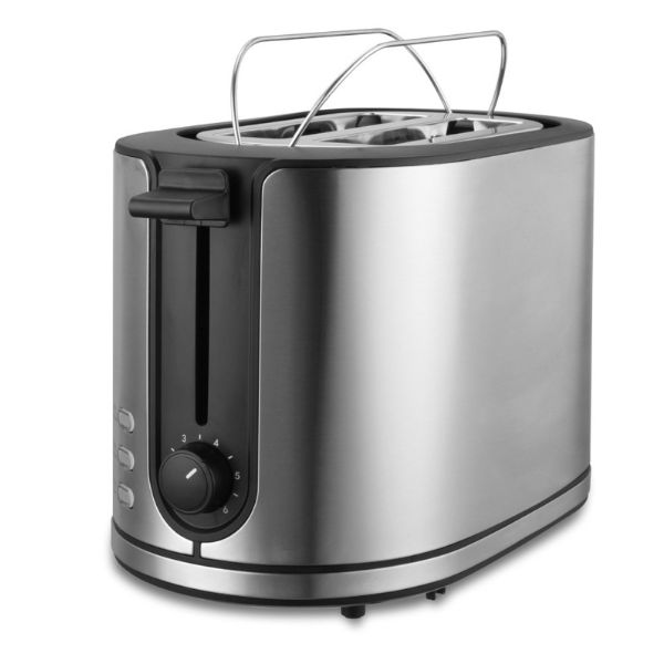 Afra Electric Breakfast Toaster 950W, Stainless Steel - AF-120900TOSS