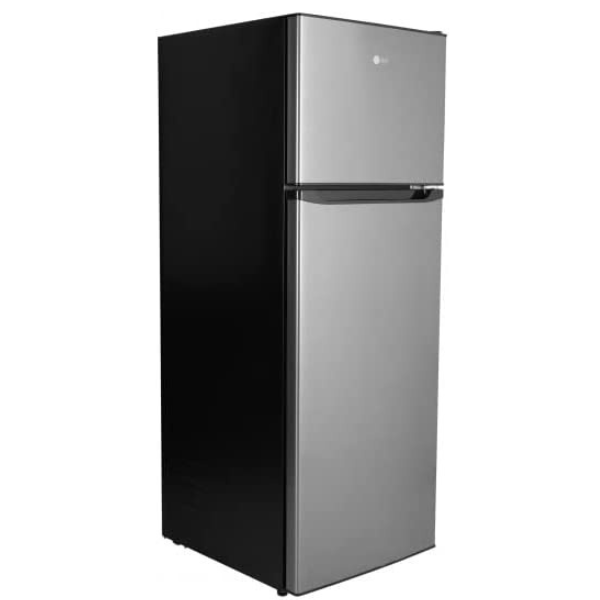 Afra Double Door Refrigerator 340L No Frost, Silver - AF-3400RFSS
