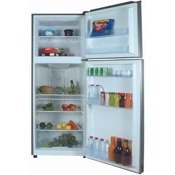 Nobel Double Door Refrigerator 368 Liters, Inox - NR380NF