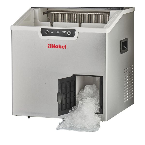 Nobel Ice Maker With Crusher 400 W, Silver - NIM30