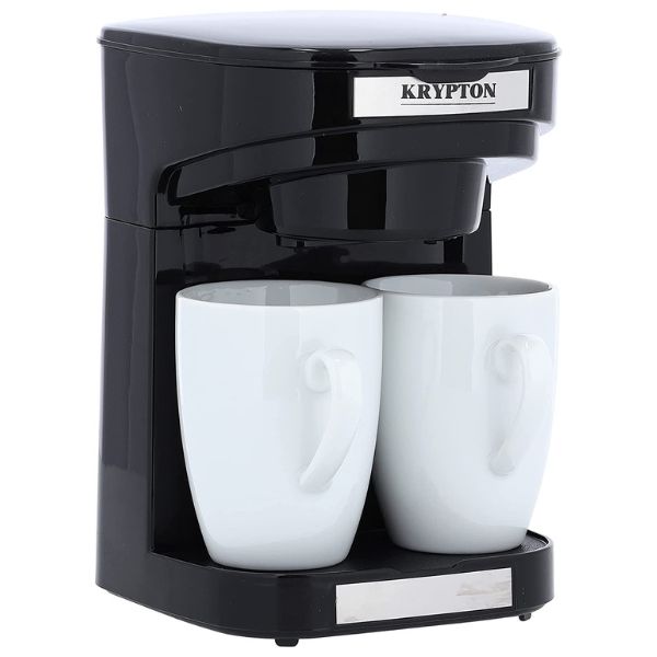 Krypton Double serve drip Coffee Maker 0.25 L 450 W, Black - KNCM6271