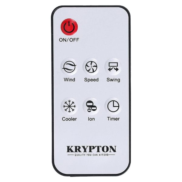 Krypton Digital Air Cooler, 10L Water Tank Capacity, White - KNAC6323