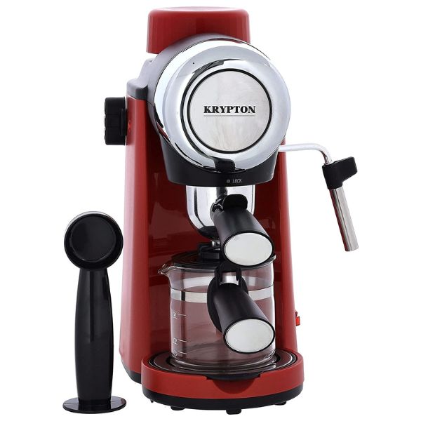 Krypton Espresso Coffee Machine, Red - KNCM6319