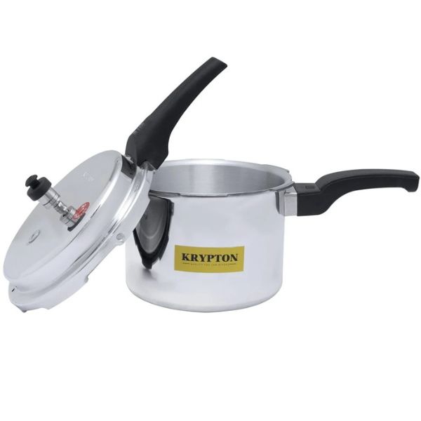 Krypton 5L Induction Base Pressure Cooker, Silver - KNPC6256