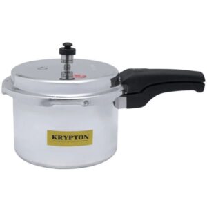 Krypton 3L Induction Base Pressure Cooker, Silver - KNPC6255
