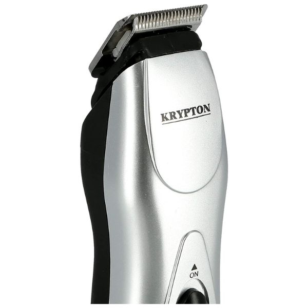 Krypton Rechargeable, Sharp Blade Traveling Electric Hair Clipper, Black and Silver - KNTR5301