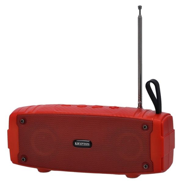Krypton Rechargeable BT Speaker, Red - KNMS5414