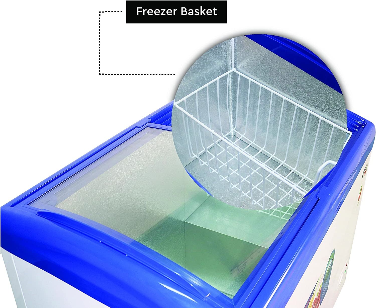 Nobel NSC395 | Sliding Door Freezer 