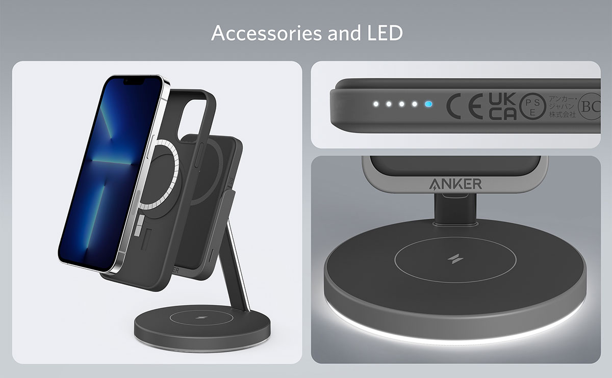 Anker B25A7211 | Magnetic Wireless Charger 