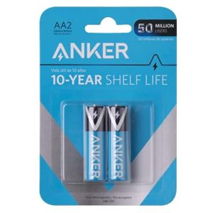 Anker AA Alkaline Batteries | 2 Pieces B1810H11 | PLUGnPOINT