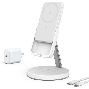 Anker 633 Magnetic Wireless Charger MagGo White | PLUGnPOINT