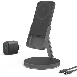 Anker 633 Magnetic Wireless Charger MagGo Black | PLUGnPOINT