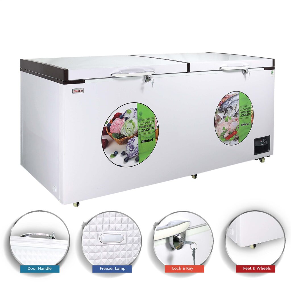 Nobel NCF850 Chest Freezer 780 Liter PLUGnPOINT