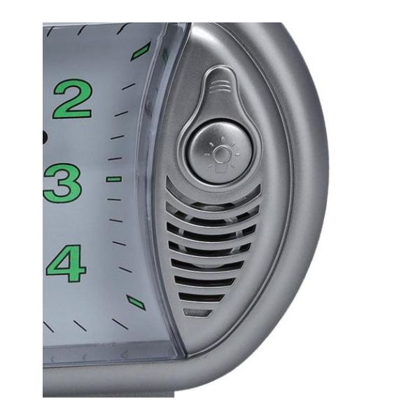 Krypton Bell Alarm Clock Krypton, Silver - KNWC6292