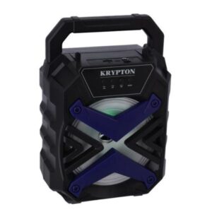 Krypton Portable & Rechargeable Professional Speaker, Black - KNMS5394