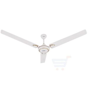 Krypton 56 Inch Electrical Ceiling Fan with 3 Speed and 3 Blade, White - KNF6254