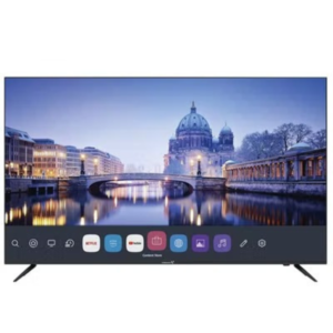 Videocon 65 Inch 4K UHD Powered By LG WebOS Edgeless TV With Magic Remote Dolby, Black - E65ELWO1100