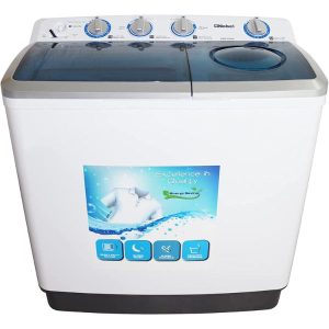 Nobel Semi-Automatic Washers Twin Tub White 14 Kgs/ 6.5 Kg, White - NWM1400RH