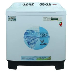 Nobel Semi-Automatic Washers Twin Tub 12 KGs/ 6 KGs, White - NWM1301