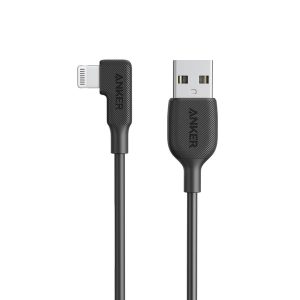 Right Angle USB-A to Lightning Cable | 3 Feet | PLUGnPOINT