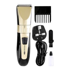 Krypton Rechargeable Hair Trimmer, Black and Gold - KNTR6020