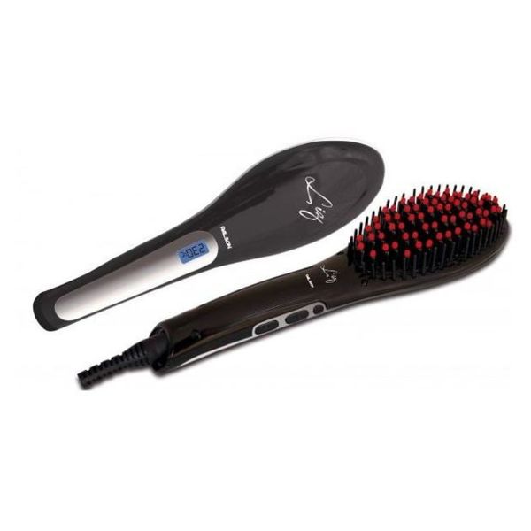 Palson Liz Hair Straightening Brush, Black - 30725