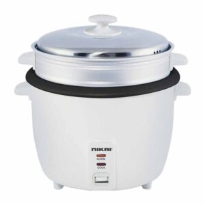 Nikai 700W Rice Cooker, with 1.8L Capacity, White - NR672N1