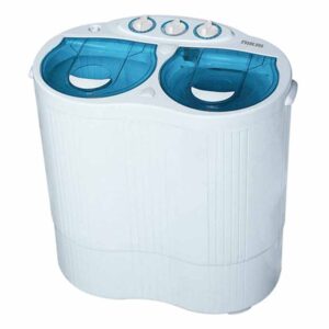 Nikai 2.5kg Twin Tub Top Load Baby Washing Machine, White/Blue - NWM250SP