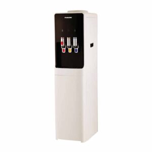 Nikai 220W Water Dispenser with Refrigerator, White - NWD1400R