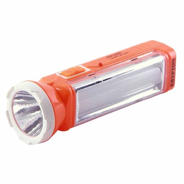 Krypton Rechargeable LED Flashlight Built-in 4V 400mAh Battery - KNFL5055