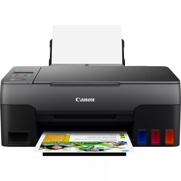Canon PIXMA Wireless Color 3-in-1 Refillable Mega Tank Inkjet Printer, Black - G3420