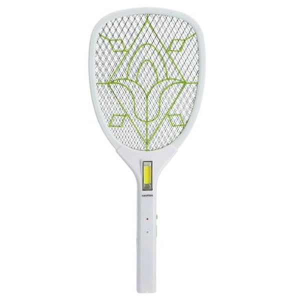 Krypton Rechargeable Mosquito Swatter, White - KNMB6180