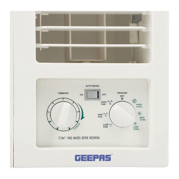 GEEPAS 2.0 Ton Window Air Conditioner 24000BTU, White - GACW2488TCU