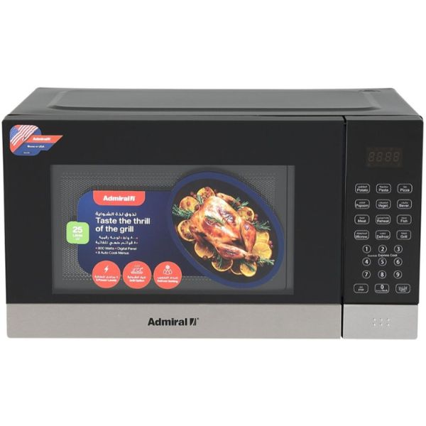 Admiral 25 L Microwave Oven, Black - ADMW25WSWP