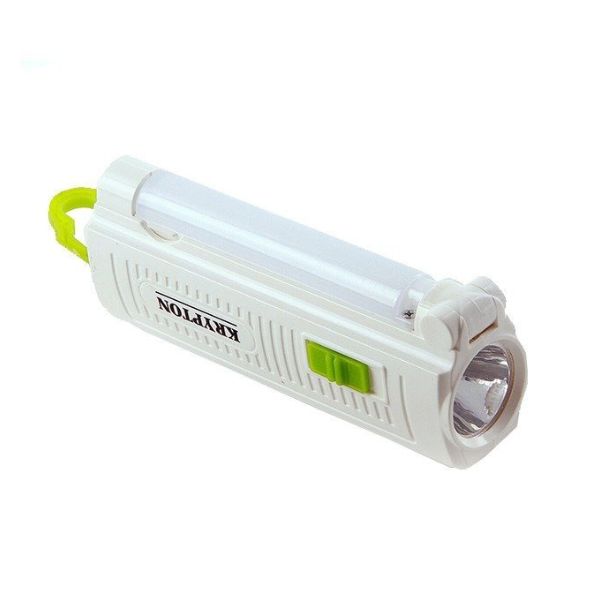 Krypton 4V 400mAh Rechargeable LED Torch with Lantern, White - KNE5054