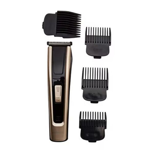 Krypton Rechargeable Hair Trimmer, Black and Gold - KNTR6108